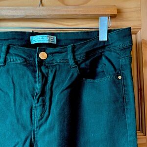 Zara hunter green jeans trafaluc